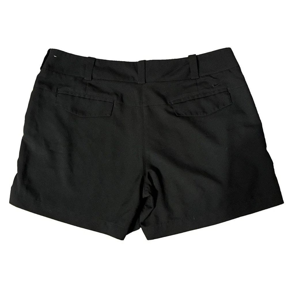 Nike Dri-FIT Tour Performance Golf Shorts Women's 10 Black EUC
